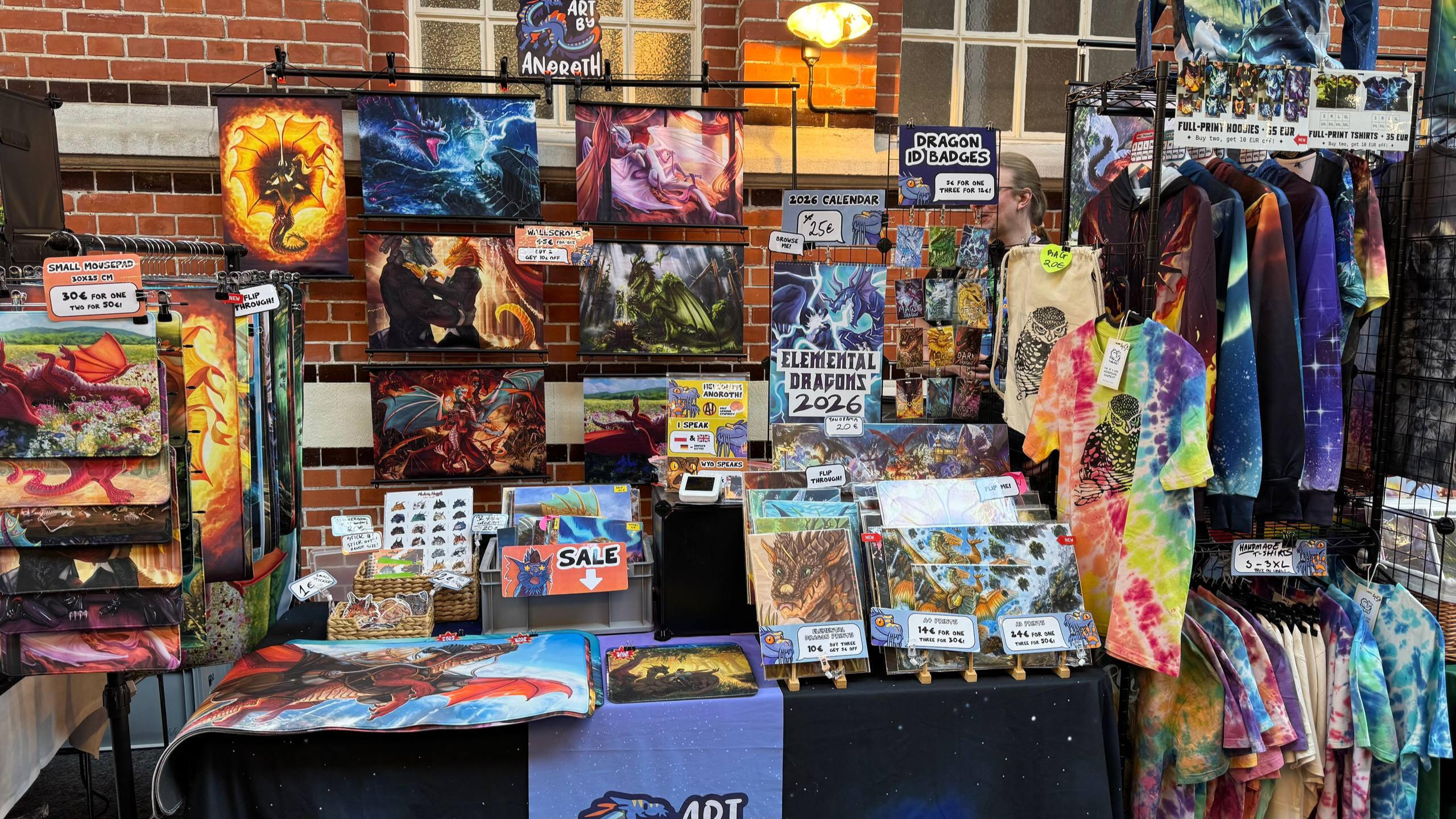 NordicFuzzCon 2026 setup on 270 cm wide space